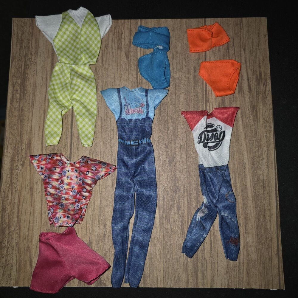 Lot Of 6 Outfits Barbie/Skipper Style 12 Inch Doll Clothes UNBRANDED Modern